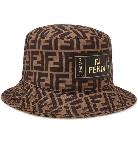 designer bucket hat fendi|fendi bucket hat women's.